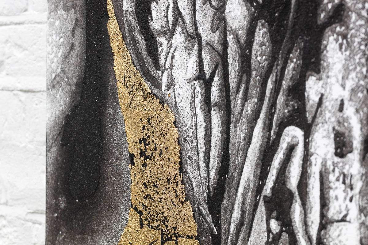 Eidetic (Gold) - Original by artist Ben Riley - Wyecliffe Galleries