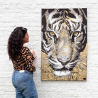 Strength (Gold) - Original by artist Ben Riley - Wyecliffe Galleries