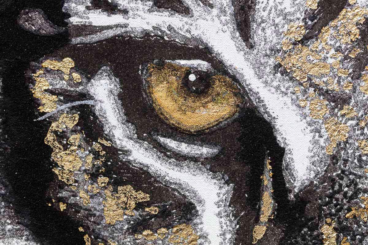 Strength (Gold) - Original by artist Ben Riley - Wyecliffe Galleries