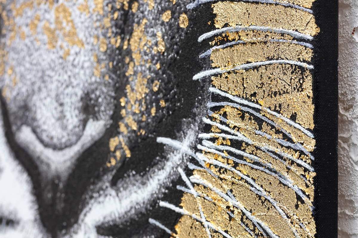 Strength (Gold) - Original by artist Ben Riley - Wyecliffe Galleries