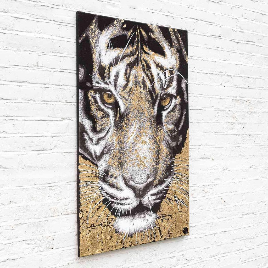 Strength (Gold) - Original by artist Ben Riley - Wyecliffe Galleries