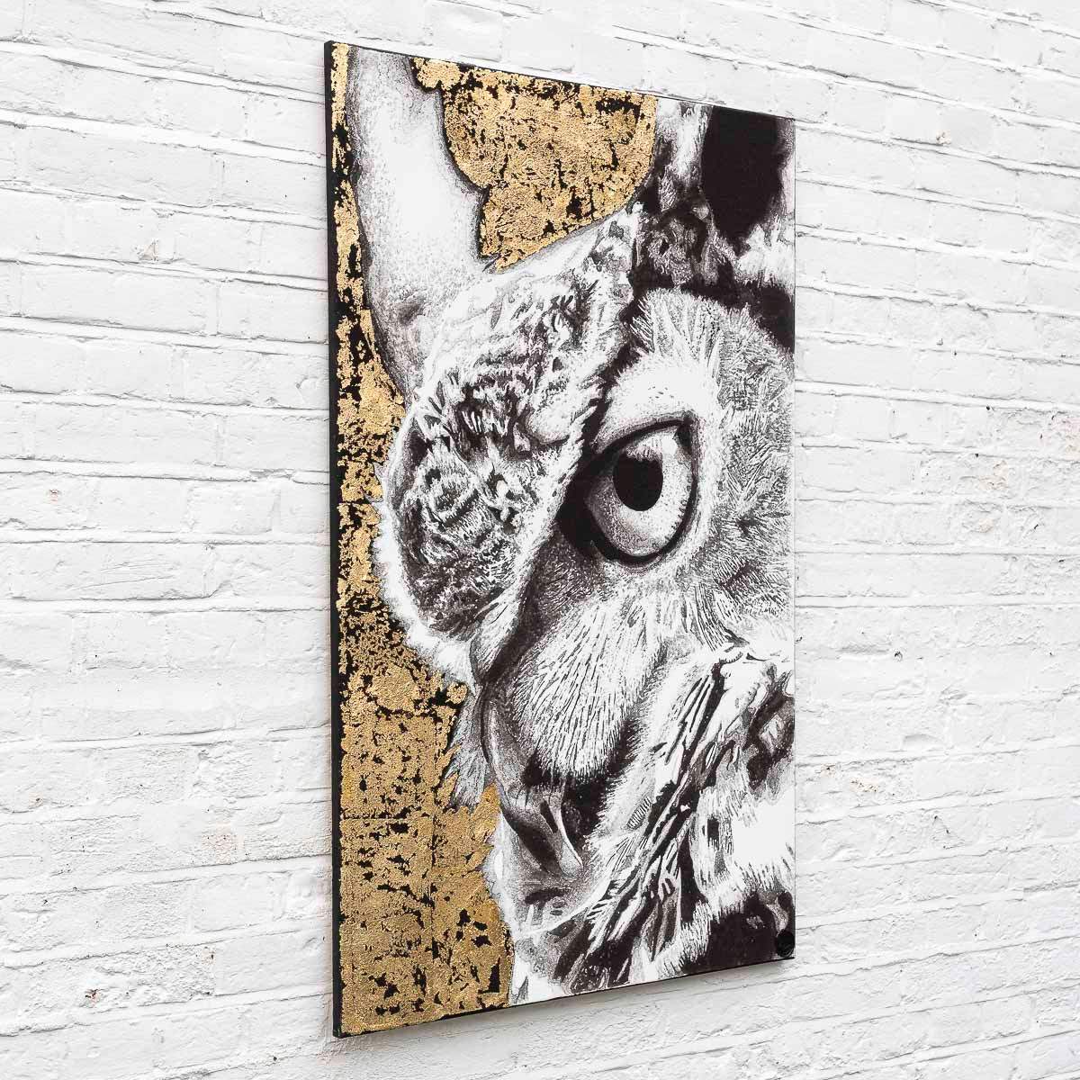 Wisdom (Gold) - Original by artist Ben Riley - Wyecliffe Galleries