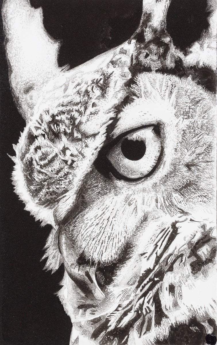 Wisdom - Original - SOLD by artist Ben Riley - Wyecliffe Galleries