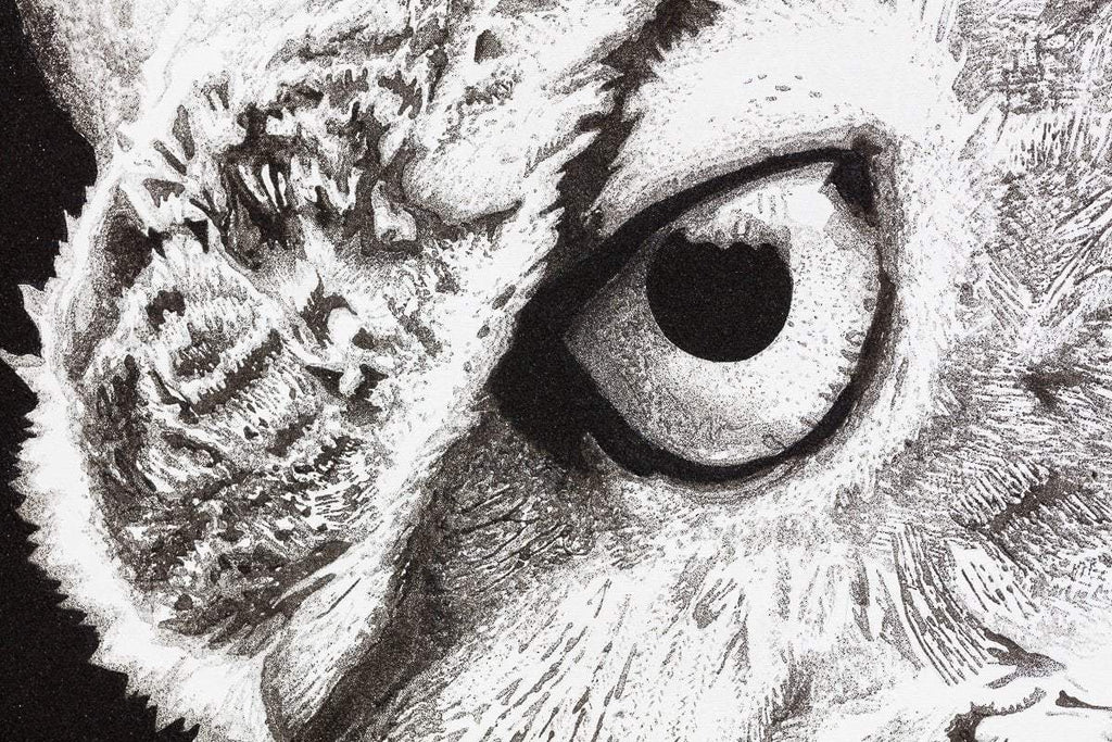 Wisdom - Original - SOLD by artist Ben Riley - Wyecliffe Galleries