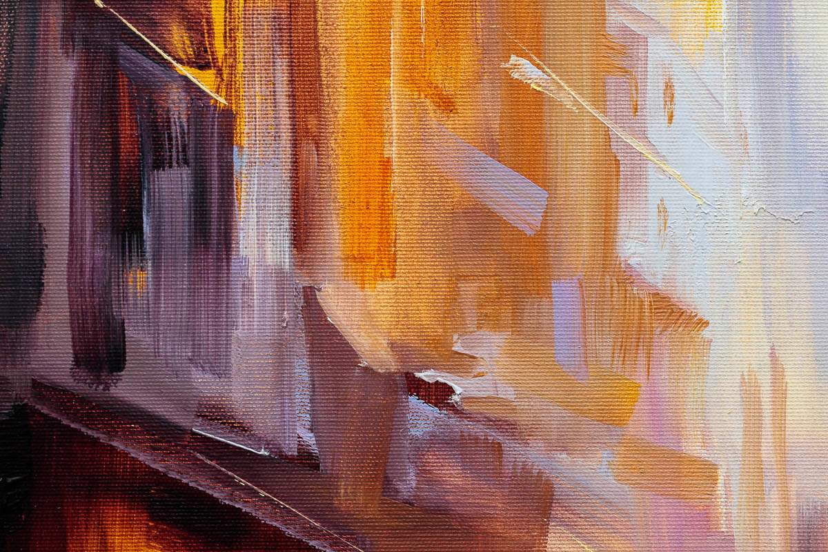 On The Way To The Sunset - Original - SOLD by artist Bozhena Fuchs - Wyecliffe Galleries