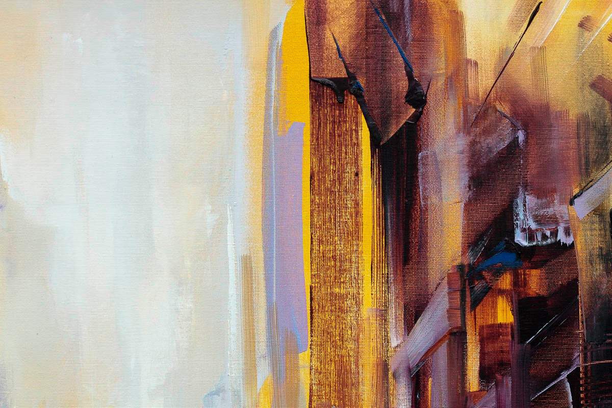 On The Way To The Sunset - Original - SOLD by artist Bozhena Fuchs - Wyecliffe Galleries