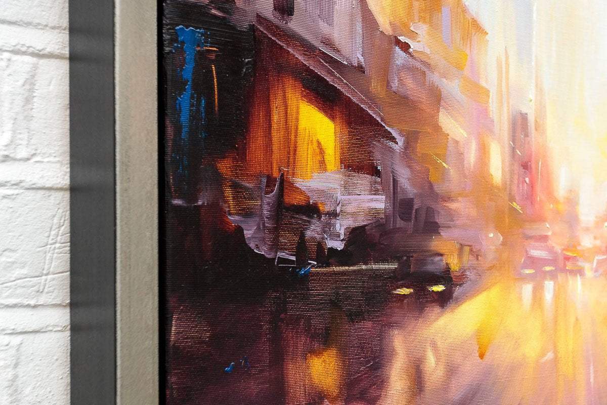 On The Way To The Sunset - Original - SOLD by artist Bozhena Fuchs - Wyecliffe Galleries