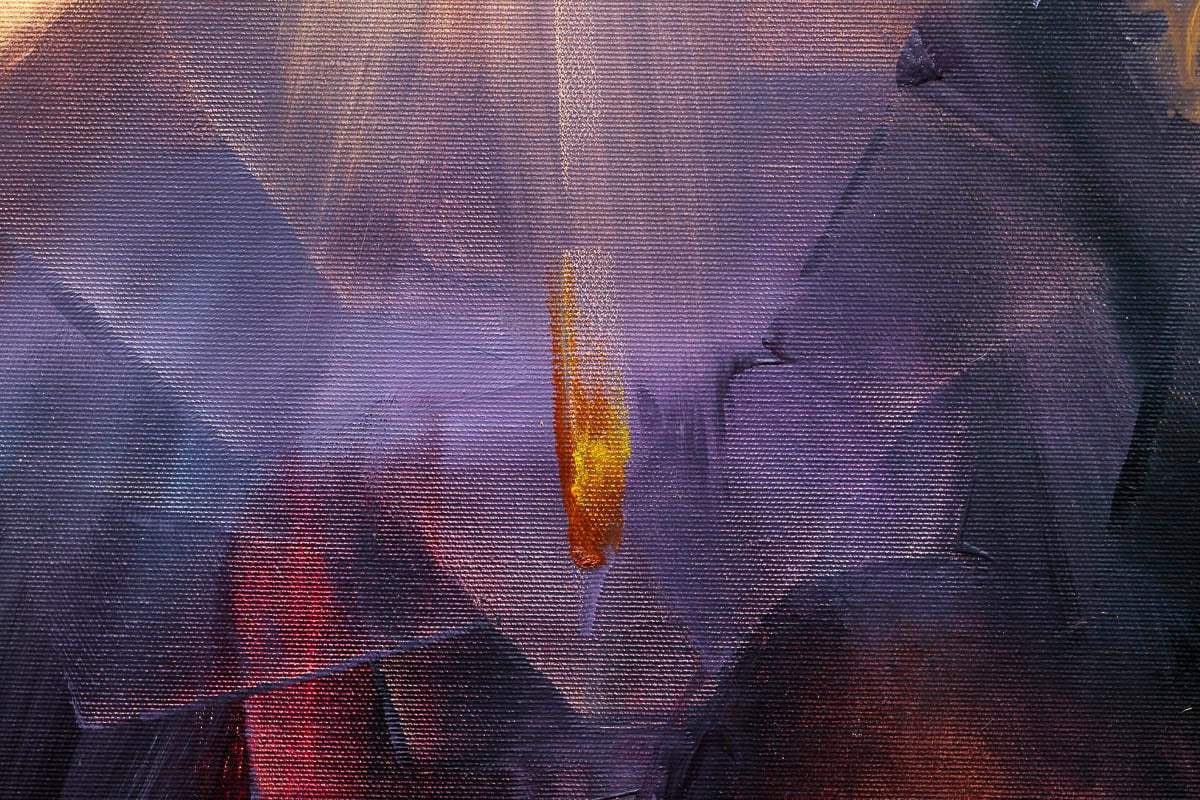 On The Way To The Sunset - Original - SOLD by artist Bozhena Fuchs - Wyecliffe Galleries