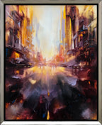 On The Way To The Sunset - Original - SOLD by artist Bozhena Fuchs - Wyecliffe Galleries