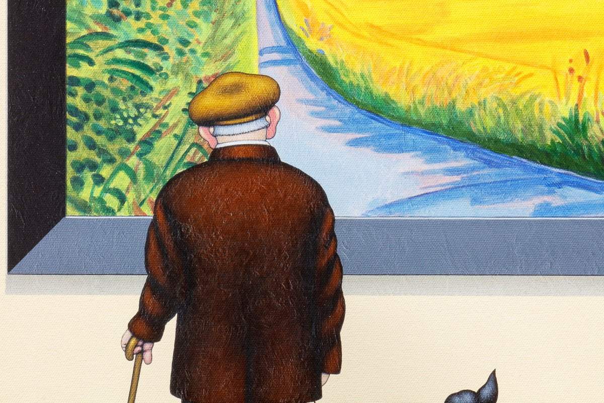 Walking Home - Edition - SOLD by artist Chris Chapman - Wyecliffe Galleries