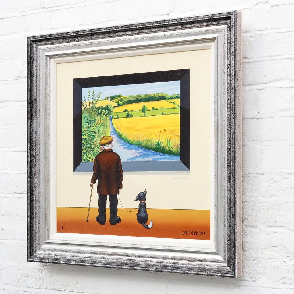 Walking Home - Edition - SOLD by artist Chris Chapman - Wyecliffe Galleries