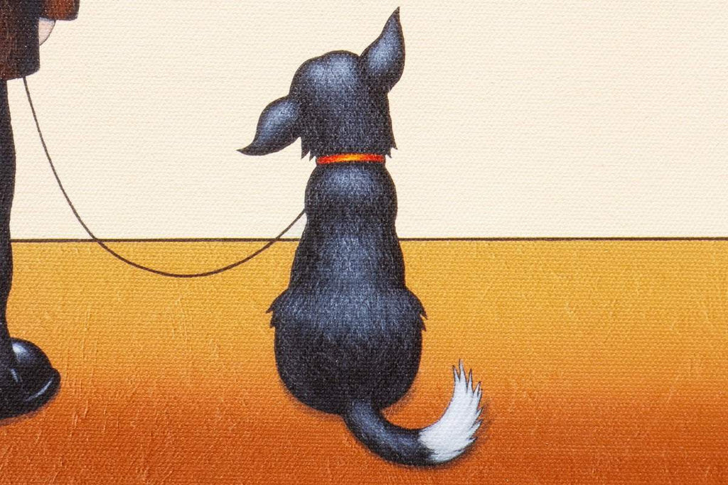 Walking Home - Edition - SOLD by artist Chris Chapman - Wyecliffe Galleries