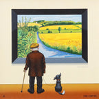 Walking Home - Edition - SOLD by artist Chris Chapman - Wyecliffe Galleries