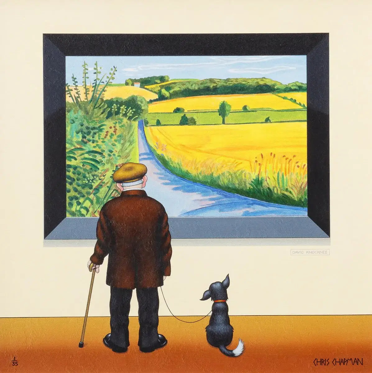 Walking Home - Edition - SOLD by artist Chris Chapman - Wyecliffe Galleries
