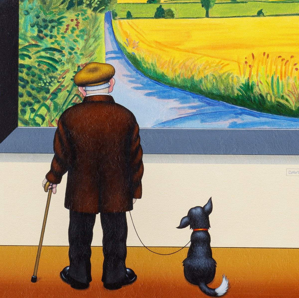 Walking Home - Edition - SOLD by artist Chris Chapman - Wyecliffe Galleries