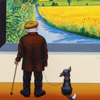 Walking Home - Edition - SOLD by artist Chris Chapman - Wyecliffe Galleries