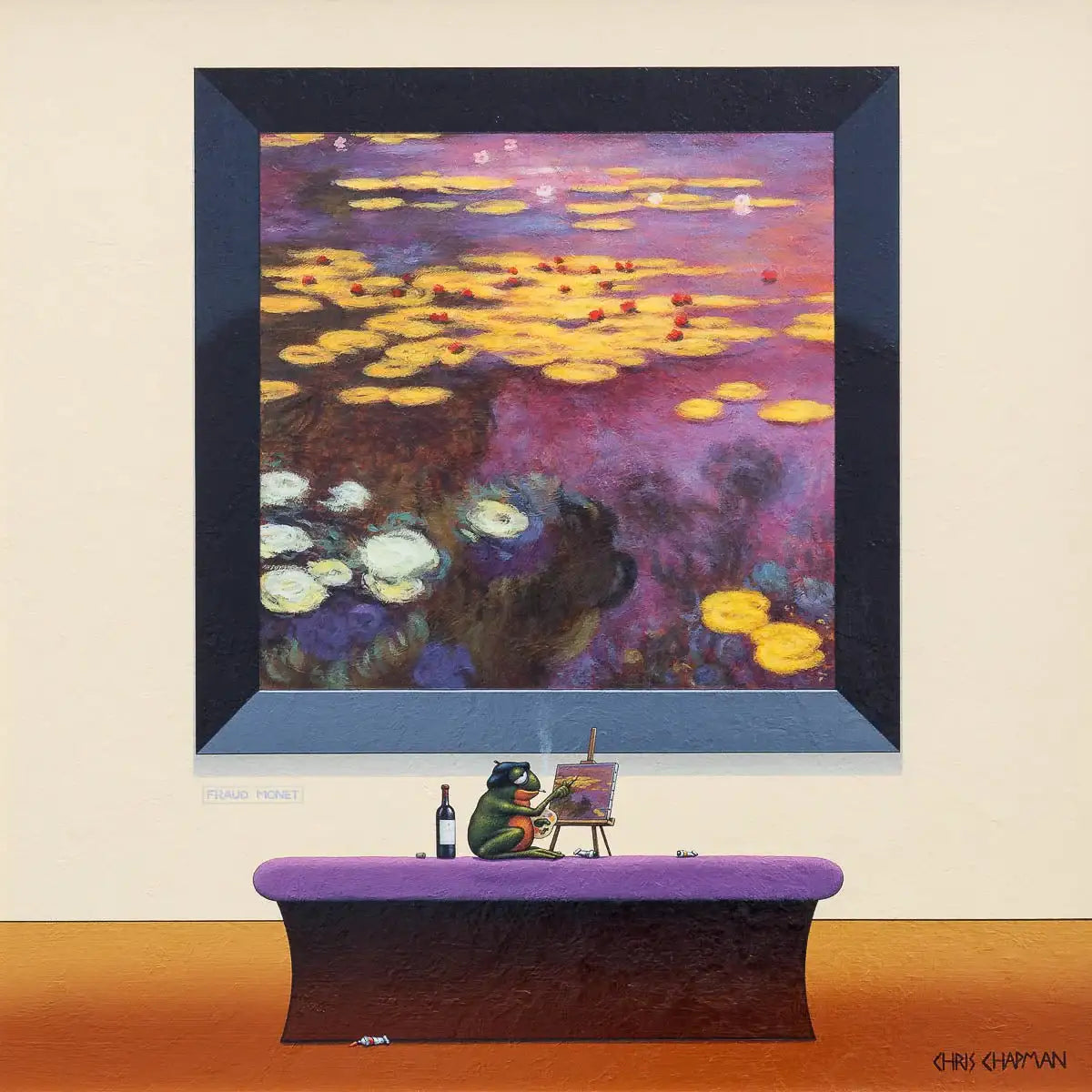 Bottled Inspiration - Original - SOLD by artist Chris Chapman - Wyecliffe Galleries