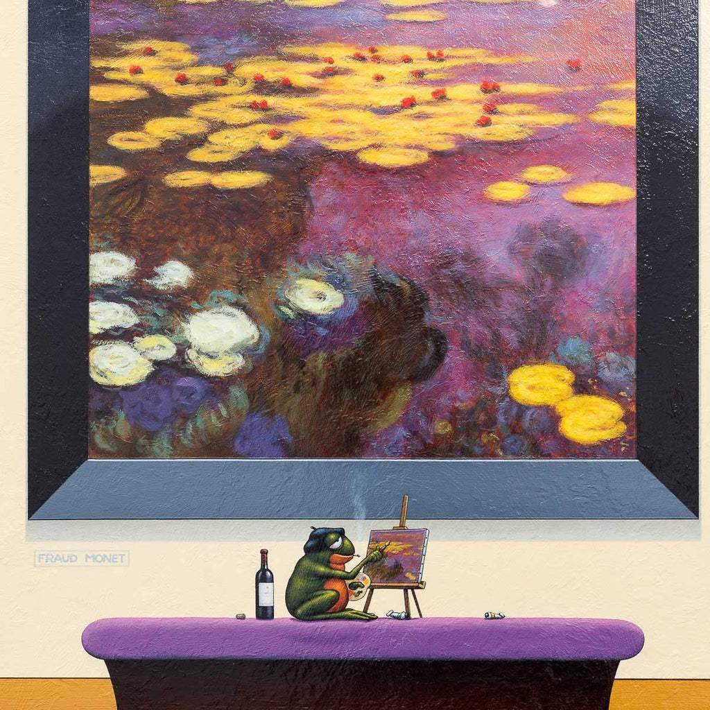 Bottled Inspiration - Original - SOLD by artist Chris Chapman - Wyecliffe Galleries