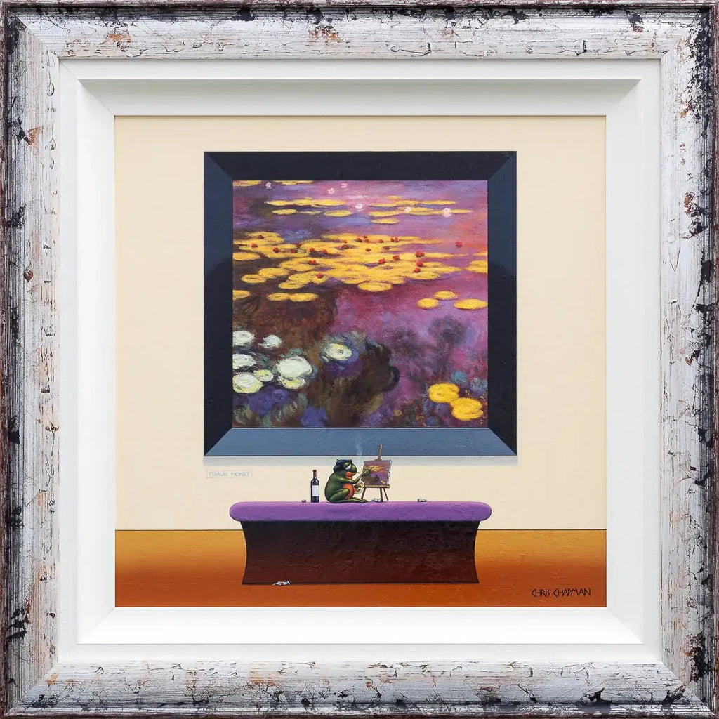 Bottled Inspiration - Original - SOLD by artist Chris Chapman - Wyecliffe Galleries