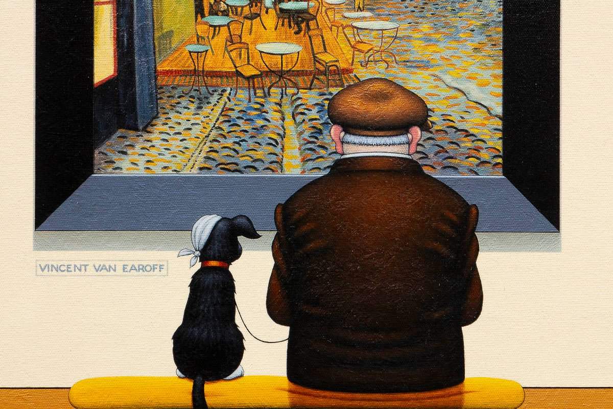 Cafe - Edition - SOLD by artist Chris Chapman - Wyecliffe Galleries