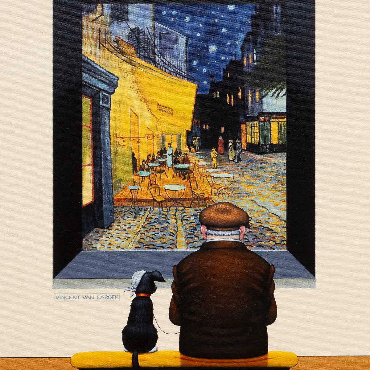 Cafe - Edition - SOLD by artist Chris Chapman - Wyecliffe Galleries