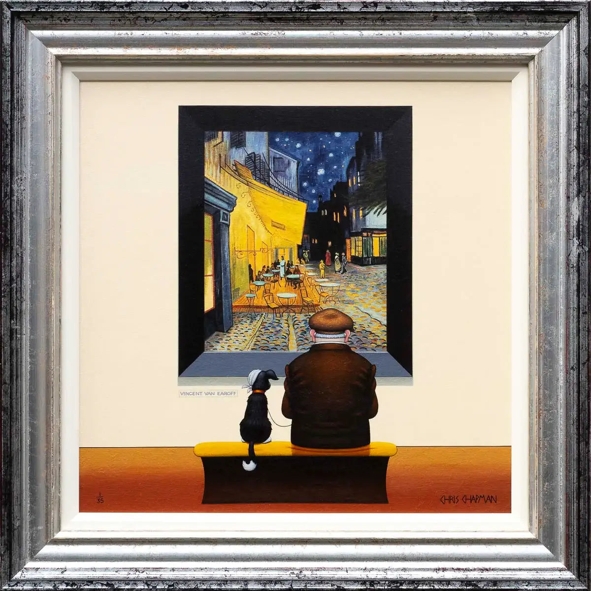 Cafe - Edition - SOLD by artist Chris Chapman - Wyecliffe Galleries