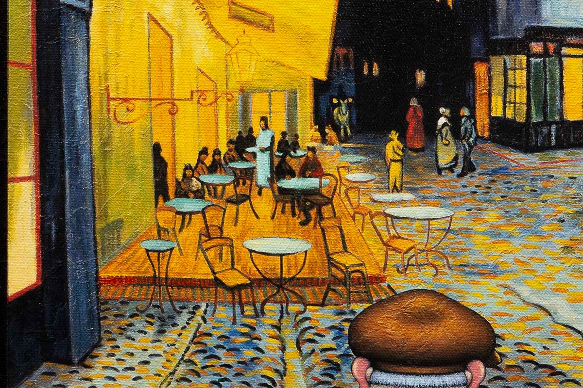 Cafe - Edition - SOLD by artist Chris Chapman - Wyecliffe Galleries