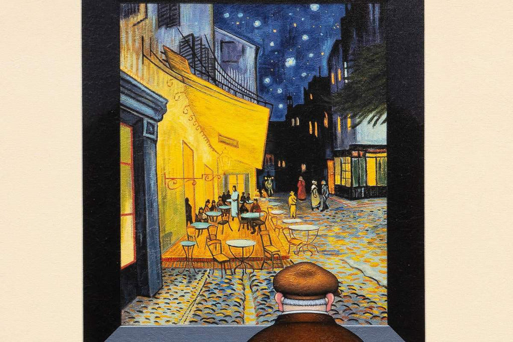 Cafe - Edition - SOLD by artist Chris Chapman - Wyecliffe Galleries