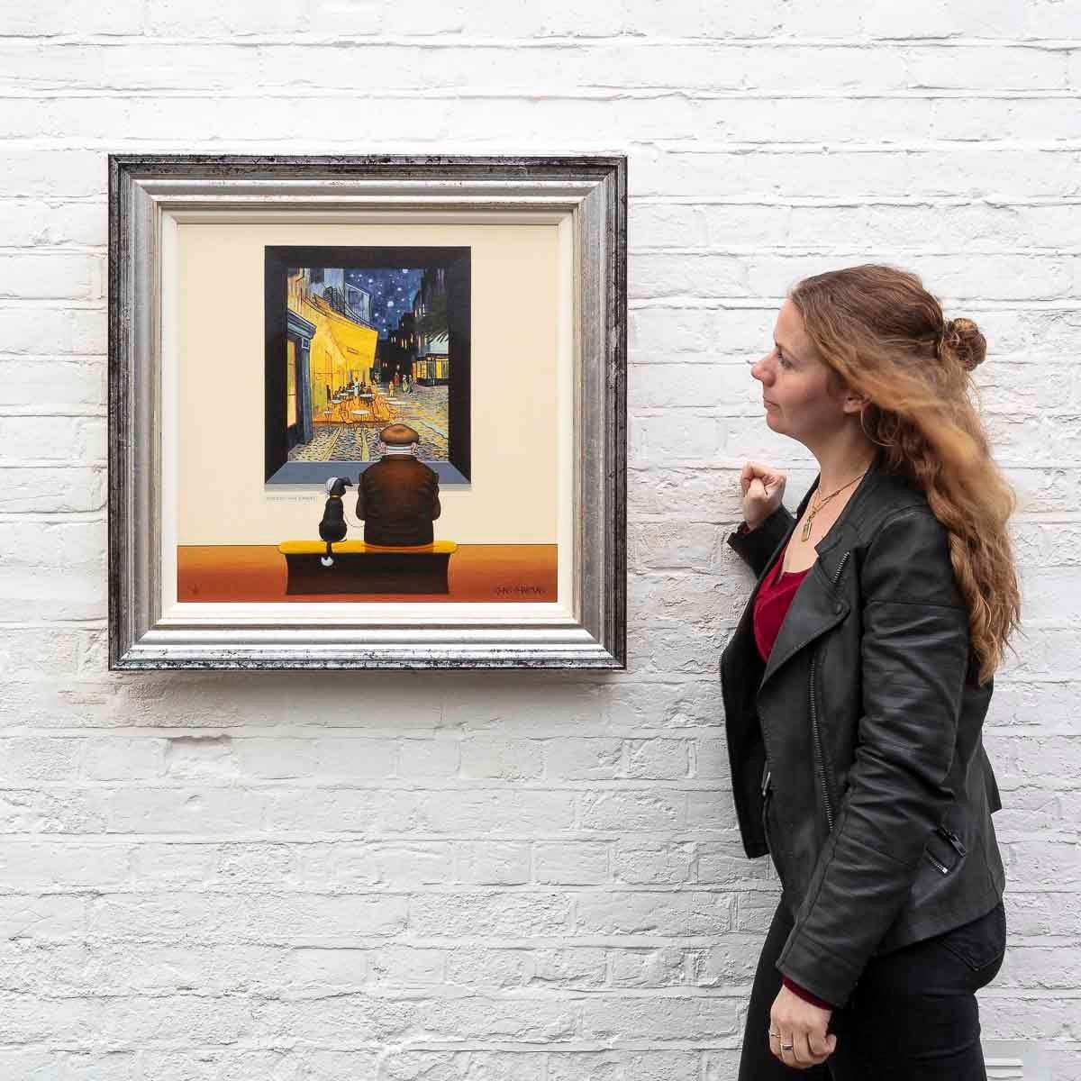 Cafe - Edition - SOLD by artist Chris Chapman - Wyecliffe Galleries