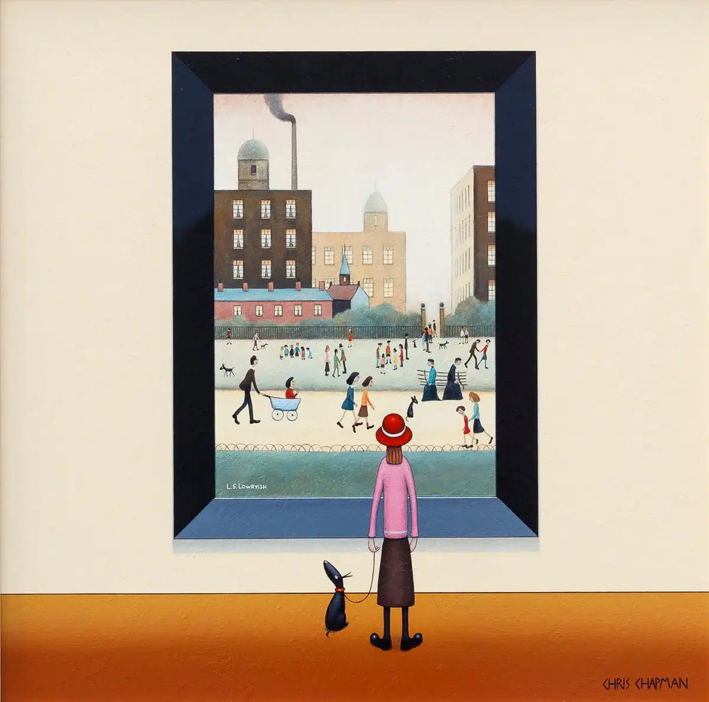 In The Park - Original - SOLD by artist Chris Chapman - Wyecliffe Galleries