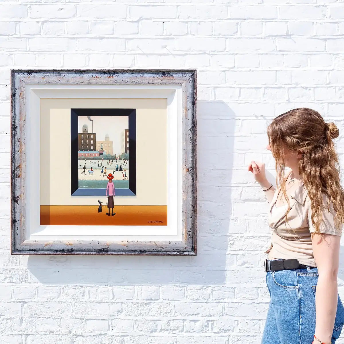 In The Park - Original - SOLD by artist Chris Chapman - Wyecliffe Galleries