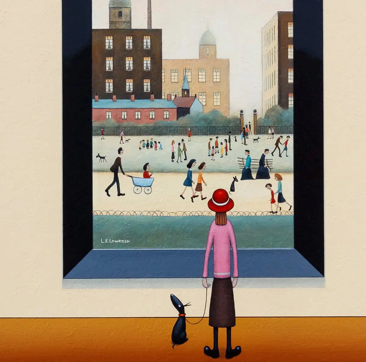 In The Park - Original - SOLD by artist Chris Chapman - Wyecliffe Galleries