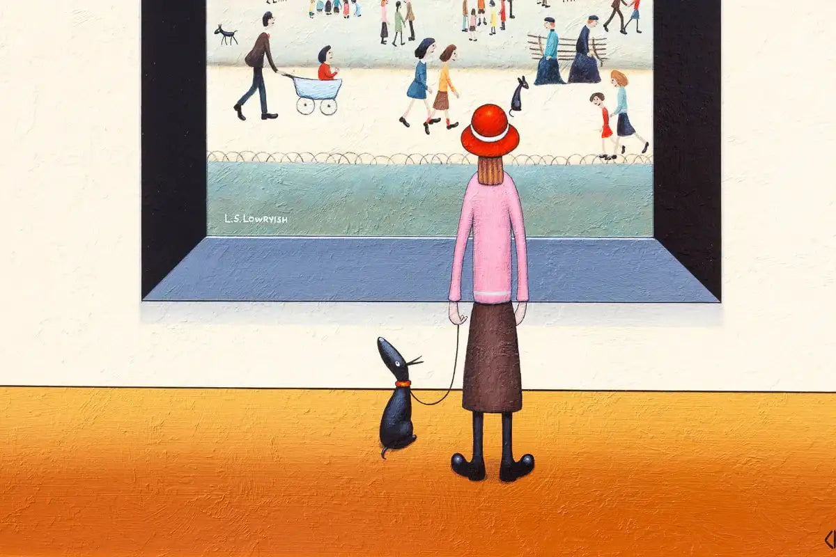 In The Park - Original - SOLD by artist Chris Chapman - Wyecliffe Galleries