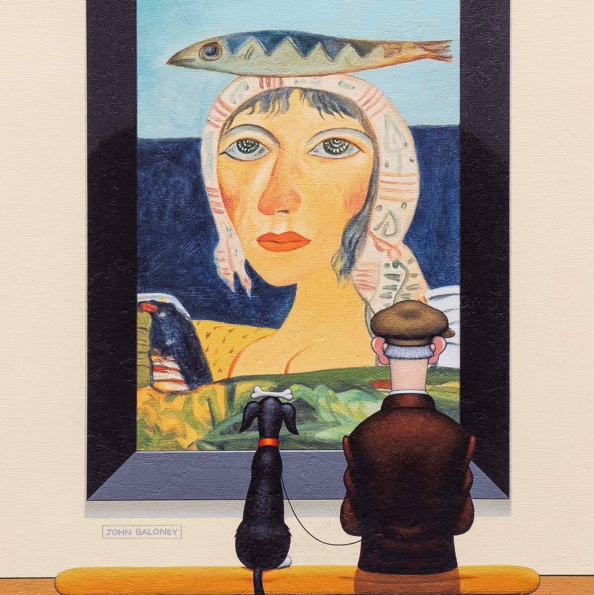 John Baloney - Bonehead - Edition by artist Chris Chapman - Wyecliffe Galleries