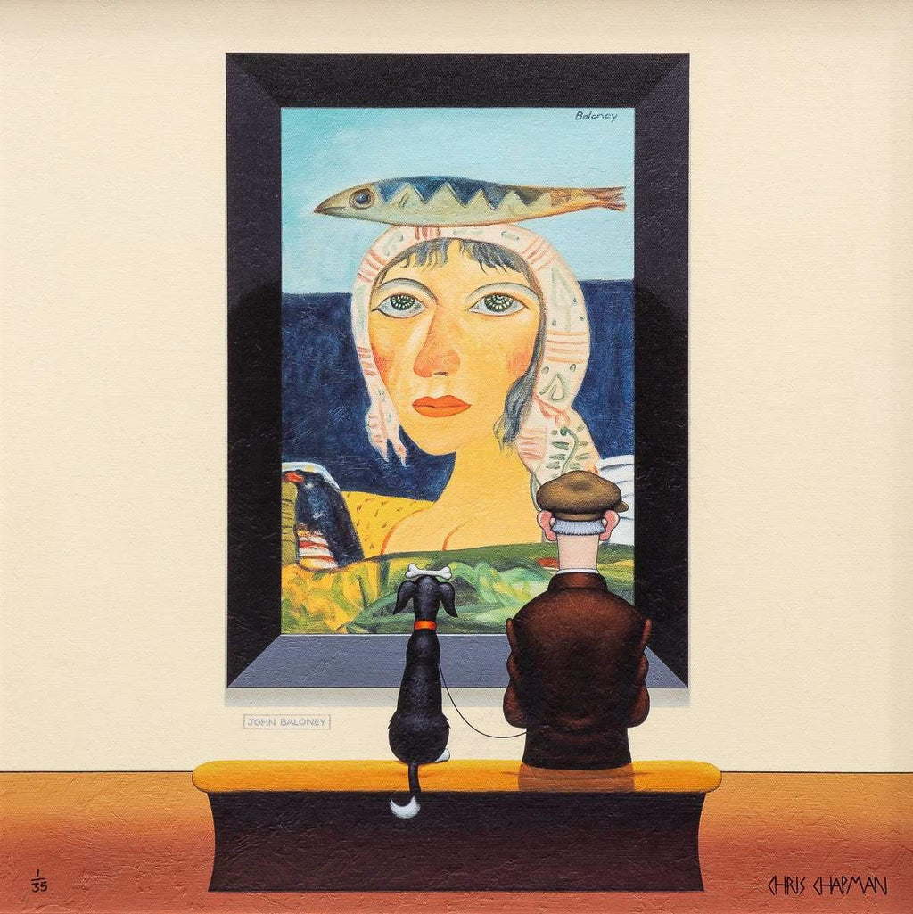 John Baloney - Bonehead - Edition by artist Chris Chapman - Wyecliffe Galleries