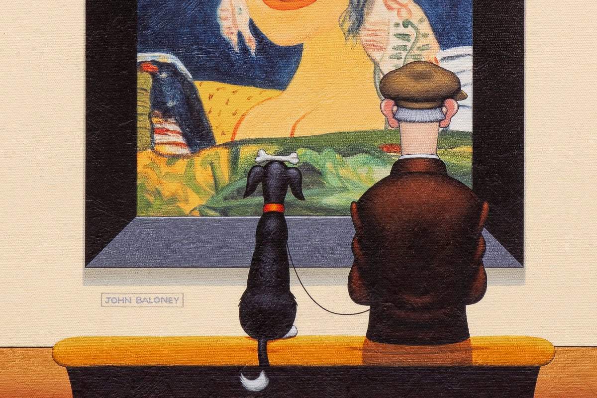 John Baloney - Bonehead - Edition by artist Chris Chapman - Wyecliffe Galleries