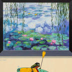 Le Paddle Boarder - Edition by artist Chris Chapman - Wyecliffe Galleries