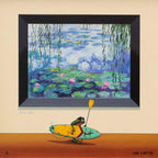 Le Paddle Boarder - Edition by artist Chris Chapman - Wyecliffe Galleries