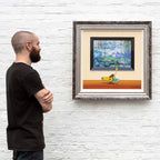 Le Paddle Boarder - Edition by artist Chris Chapman - Wyecliffe Galleries