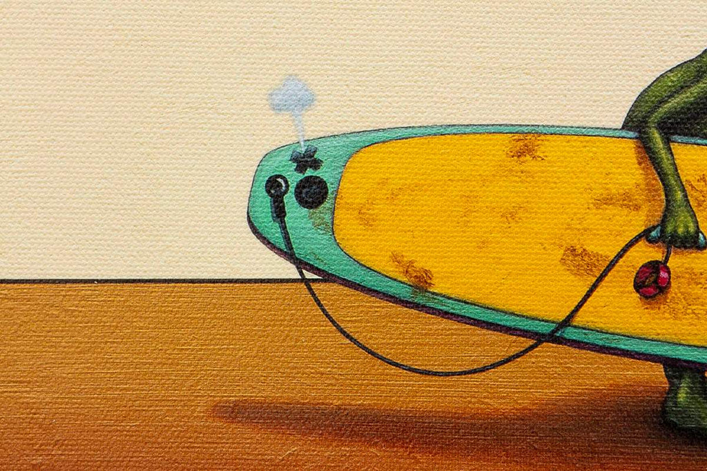 Le Paddle Boarder - Edition by artist Chris Chapman - Wyecliffe Galleries