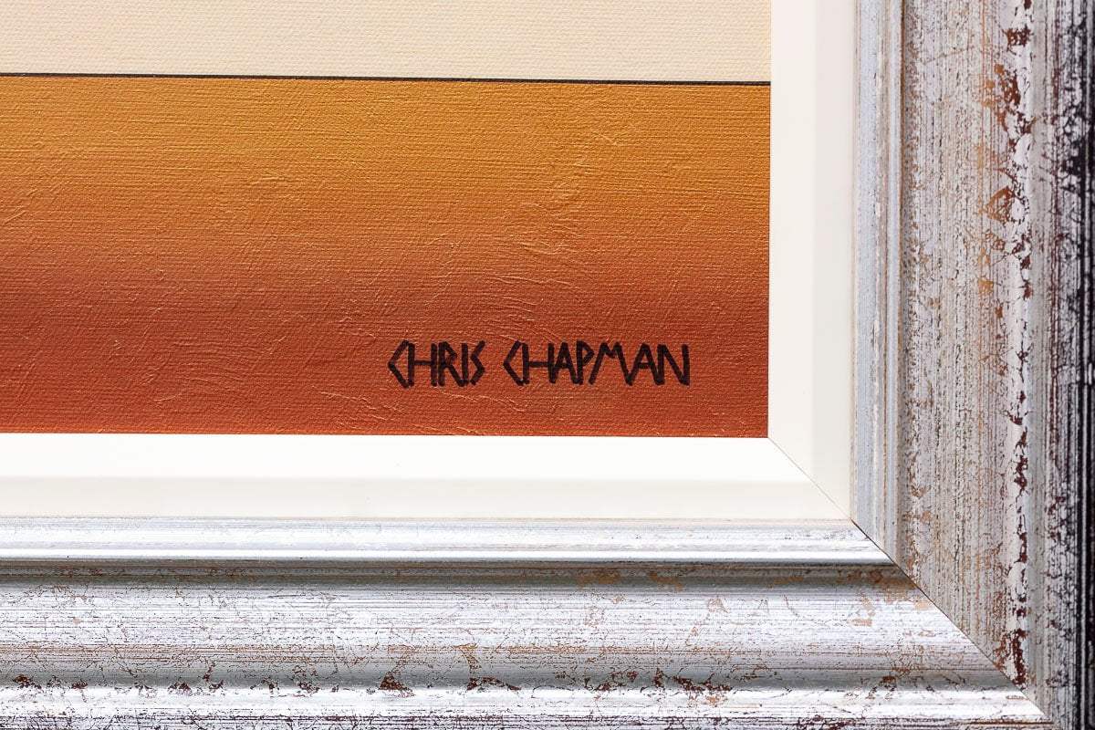 Le Paddle Boarder - Edition by artist Chris Chapman - Wyecliffe Galleries