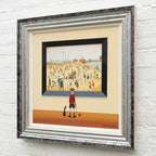 Lowryish - On The Beach - Edition by artist Chris Chapman - Wyecliffe Galleries