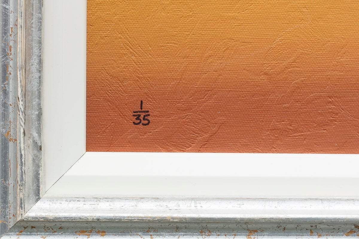 Lowryish - On The Beach - Edition by artist Chris Chapman - Wyecliffe Galleries