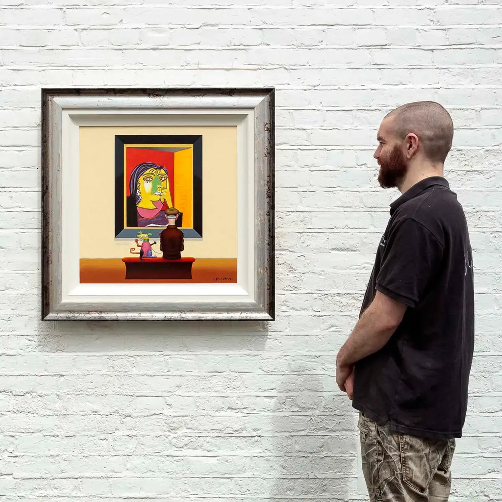 Pablo Picasso Bonkers - Original - SOLD by artist Chris Chapman - Wyecliffe Galleries