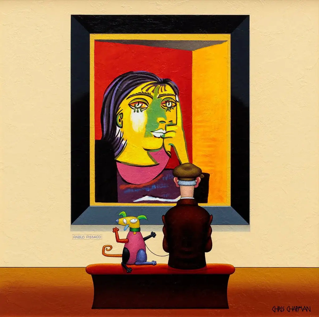 Pablo Picasso Bonkers - Original - SOLD by artist Chris Chapman - Wyecliffe Galleries