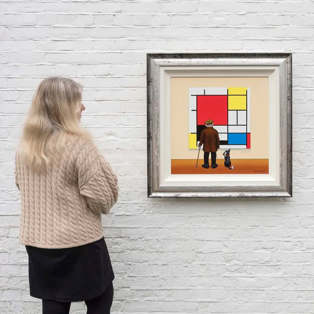 Piet Mindroan - Red, Yellow, Blue - Original by artist Chris Chapman - Wyecliffe Galleries