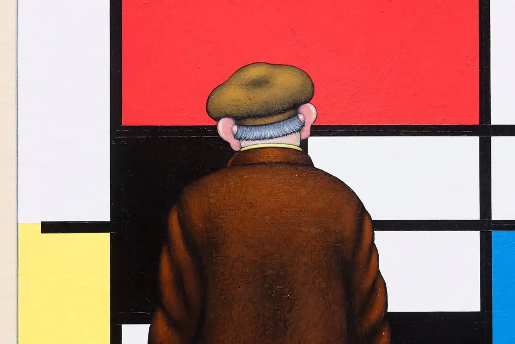 Piet Mindroan - Red, Yellow, Blue - Original by artist Chris Chapman - Wyecliffe Galleries