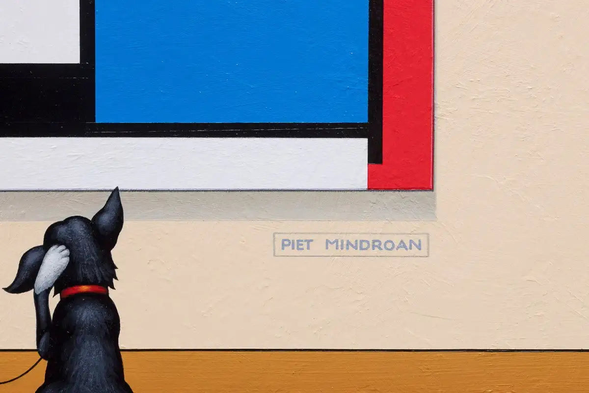 Piet Mindroan - Red, Yellow, Blue - Original by artist Chris Chapman - Wyecliffe Galleries