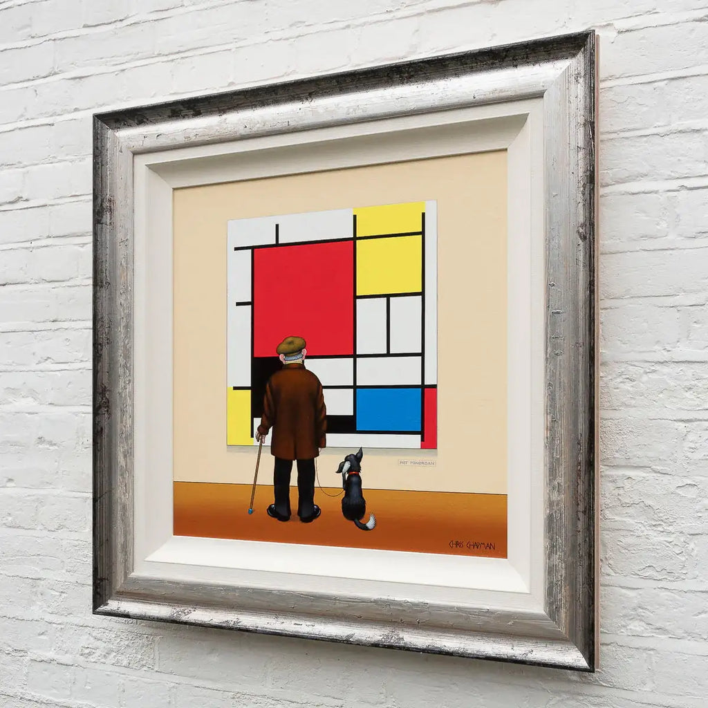 Piet Mindroan - Red, Yellow, Blue - Original by artist Chris Chapman - Wyecliffe Galleries