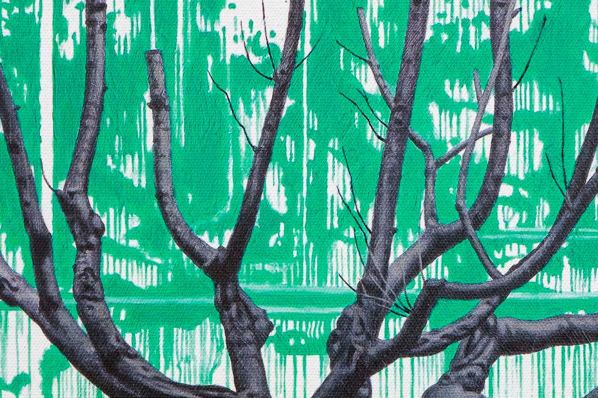 Pranksy - Green Tail - Edition by artist Chris Chapman - Wyecliffe Galleries